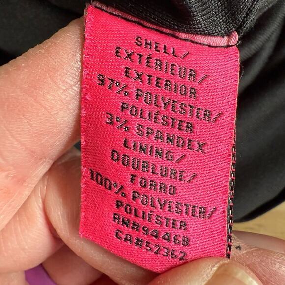 Betsey Johnson Sheath Dress Womens 6 Black Pleated Cap Sleeve V Neck Back Zip - Picture 5 of 9